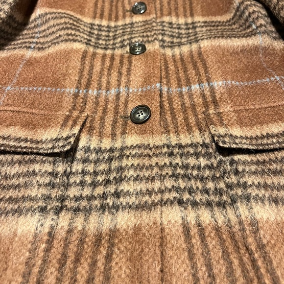 Vtg Collection Harve Benard Brown Alpaca & Wool Blazer Jacket Size 6 - Picture 9 of 10